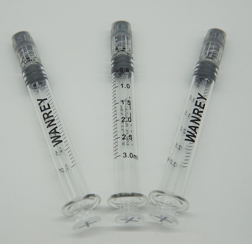 Glass Syringe,luer Lock Glass Syringe 1ml 1.5ml 2.25ml 3ml Glass